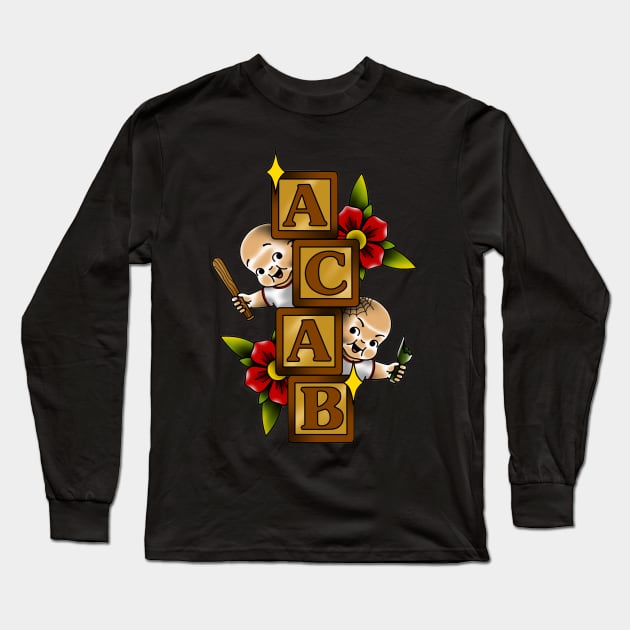 ACAB | Old school kewpie Long Sleeve T-Shirt by Smurnov